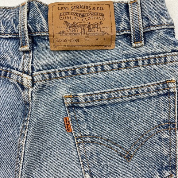 Vintage 512 Levi’s High Waist Jean Shorts - Picture 7 of 7